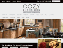 Tablet Screenshot of cozycarpet.com